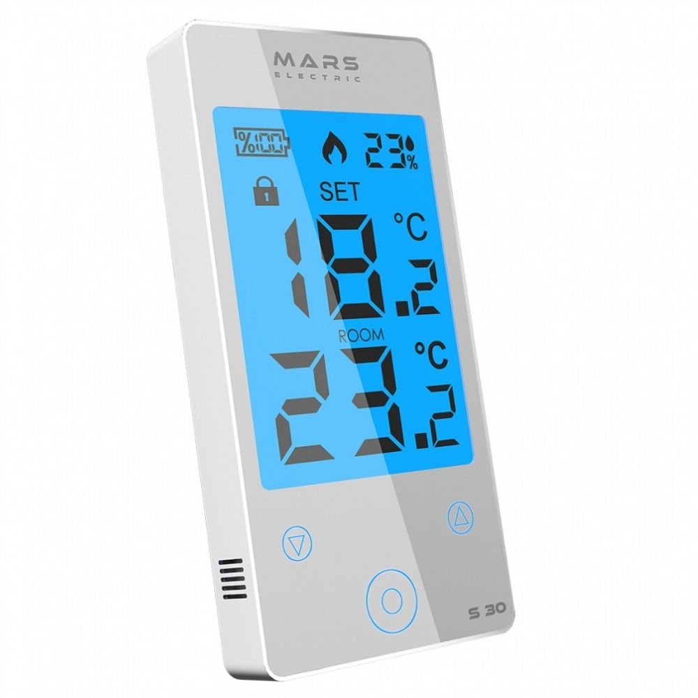 Mars S30 Kablosuz On/Off Dijital Oda Termostatı Beyaz