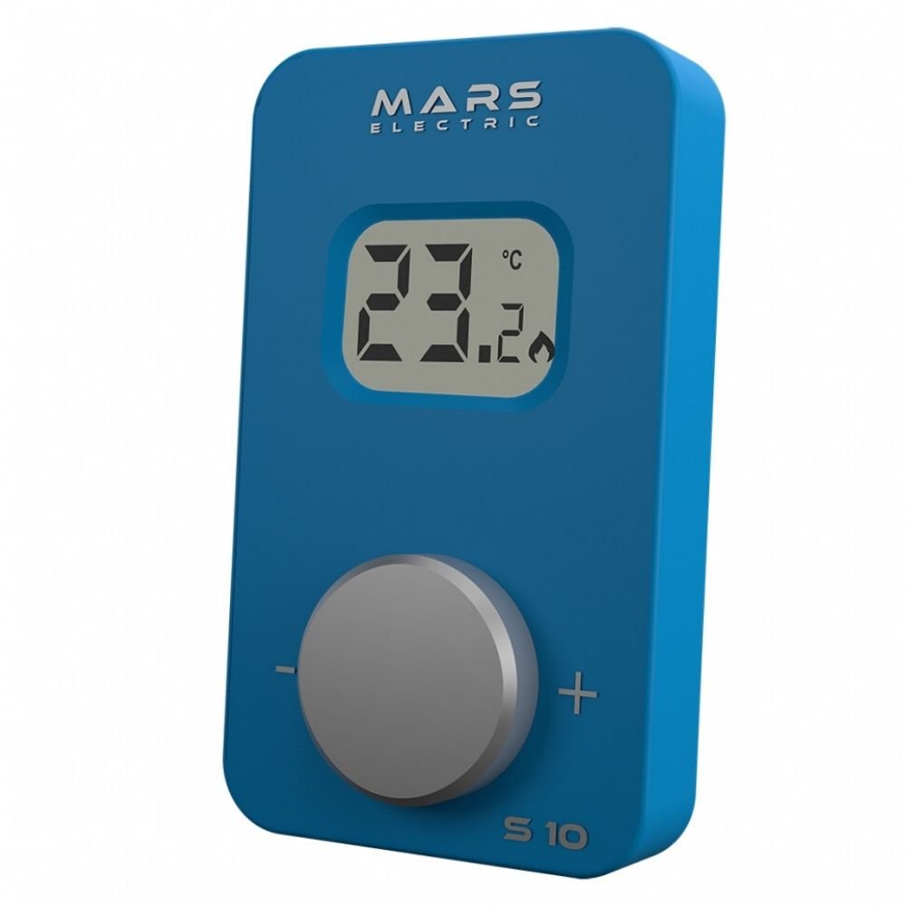 Mars S10 Kablosuz On/Off Dijital Oda Termostatı Mavi