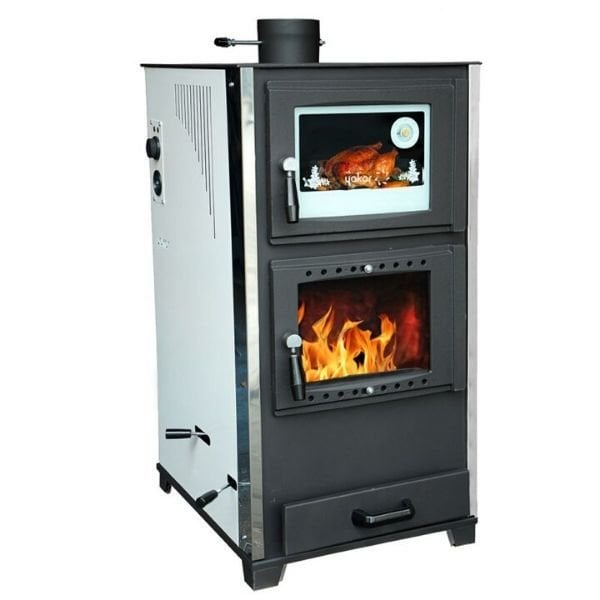 Yakar 301/A Kaloriferli Fırınlı Soba Beyaz