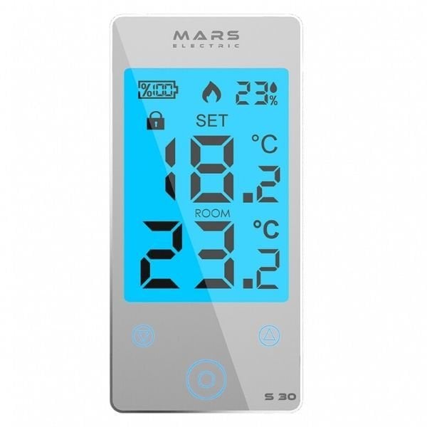 Mars S30 Kablosuz On/Off Dijital Oda Termostatı Beyaz