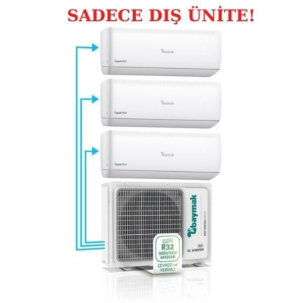 Baymak Elegant Prime Multi 27 1x3 Dış Ünite