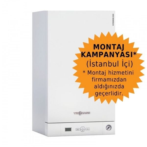Viessmann Vitodens 050 24/29Kw ErP 20.000 kcal/h Premix Yoğuşmalı Kombi(İstanbul İçi Montaj Kampanyalı)